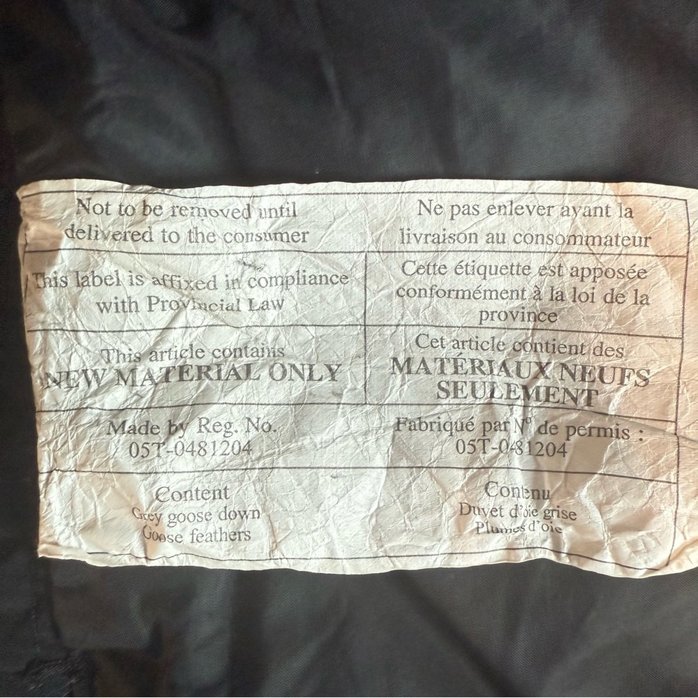 Lululemon Black Goose Down Jacket Size 6 - Picture 12 of 12